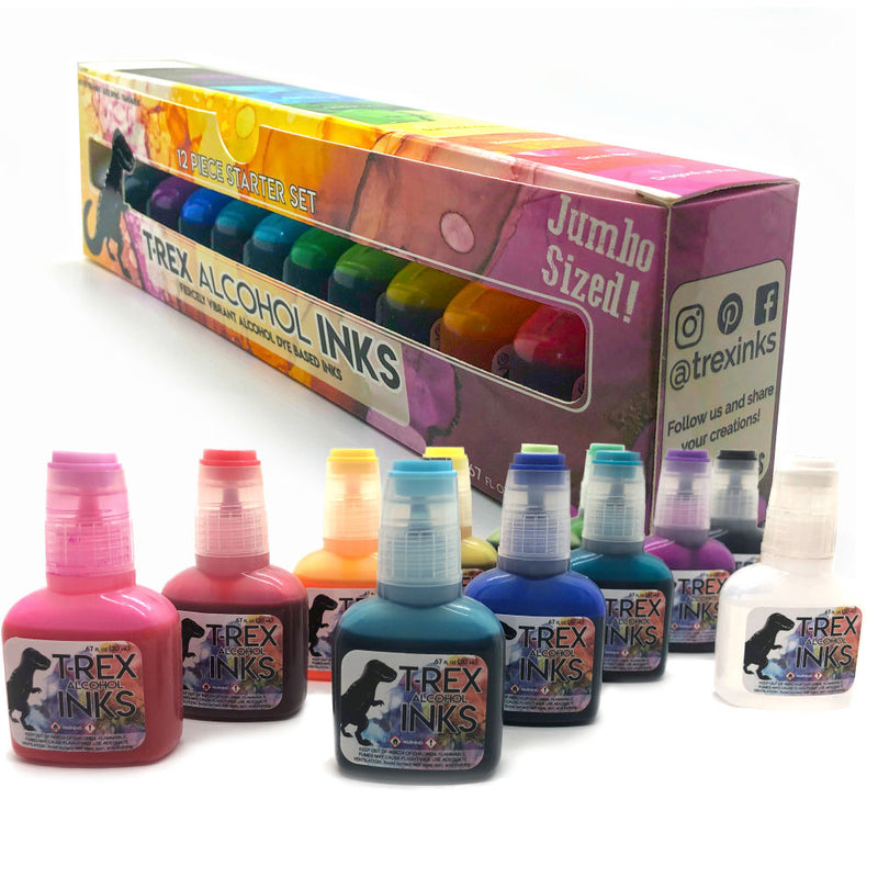 Essential Supplies for Painting with Alcohol Inks – T-Rex Inks
